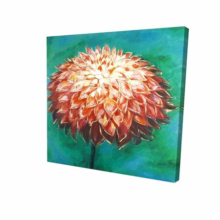FONDO 12 x 12 in. Abstract Dahlia Flower-Print on Canvas FO2792095